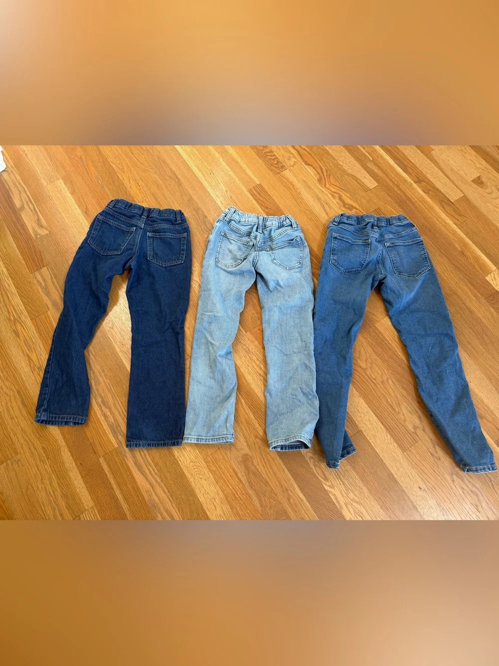 Old Navy Kids Jeans Trio - Dark Blue, Light Blue & Medium Blue